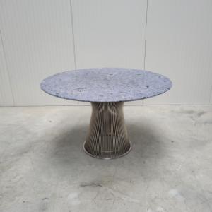 Warren Platner Dining Table Knoll Azul Bahia Marble Stone Interior Aksel Design Aachen NYC Paris London Knokke