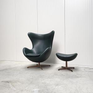 Fritz Hansen Egg Chair Limited Edition 150th anniversary Green Bronze Jacobsen Interior Aksel Design Milano Paris London Dubai Qatar Saudi Arabia