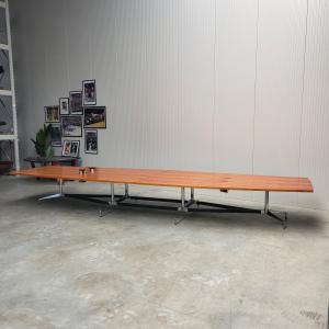 Giant 600cm Vitra Eames Conference Table Interior Aksel Design Dubai Paris Project Qatar London 