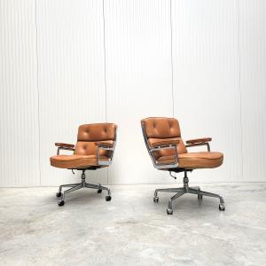 Cognac Natur ES104 Lobby Chair Charles Eames Herman Miller Interior Aksel Design Project office Paris Roma Milano München Madrid
