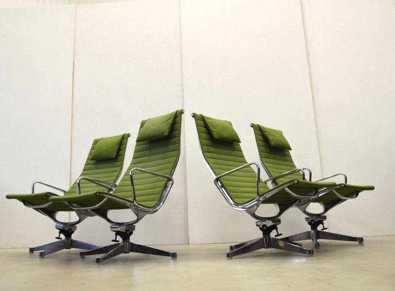 Vitra EA124 Alu Lounge Chair Hopsak Interior Aksel Aachen Design