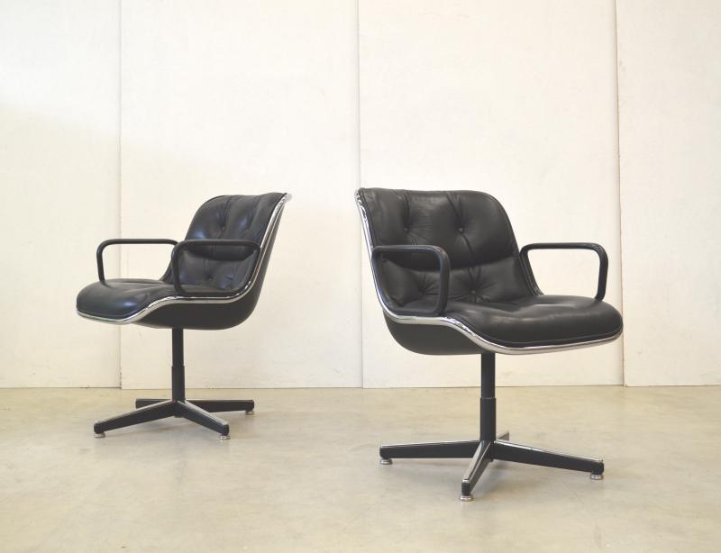 Charles Pollock Bürostuhl Chair Knoll Interior Aksel Designmöbel Aachen