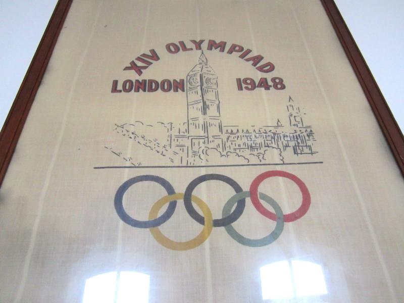 Olympia Banner Fahne Olympia 1948 London Interior Aksel Aachen Design