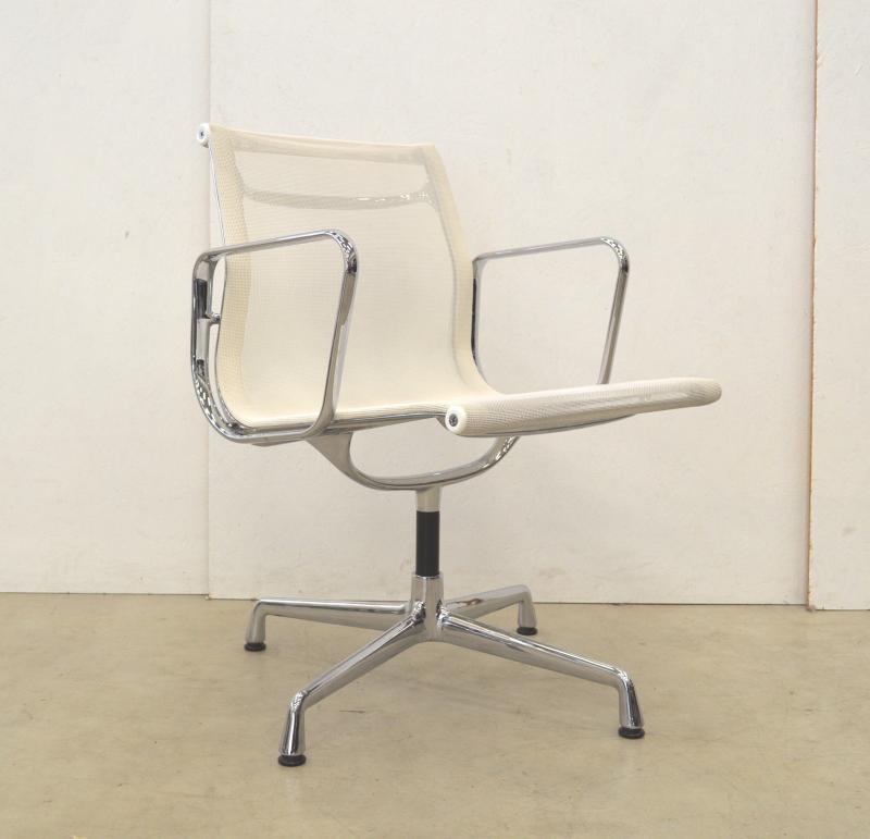 Vitra EA108 Alu Chair Netz Netweave Weiß Eames Interior Aksel Aachen Berlin