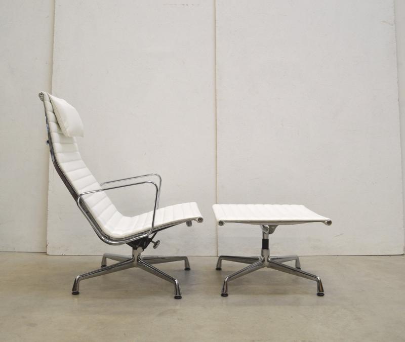 Vitra EA124 Lounge Chair Sessel Eames Interior Aksel Aachen Design Classics Vintage Möbel München Marbella Knokke NY Transport