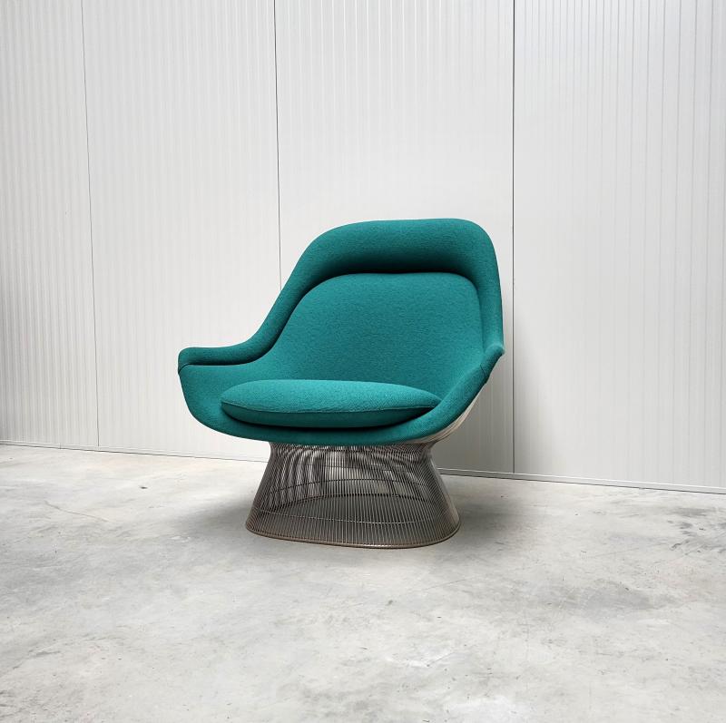 Warren Platner Easy Vintage Lounge Chair Green by Knoll Interior Aksel Design Classics Home Project Buy Sell Fashion Midcentury NY Paris Amsterdam