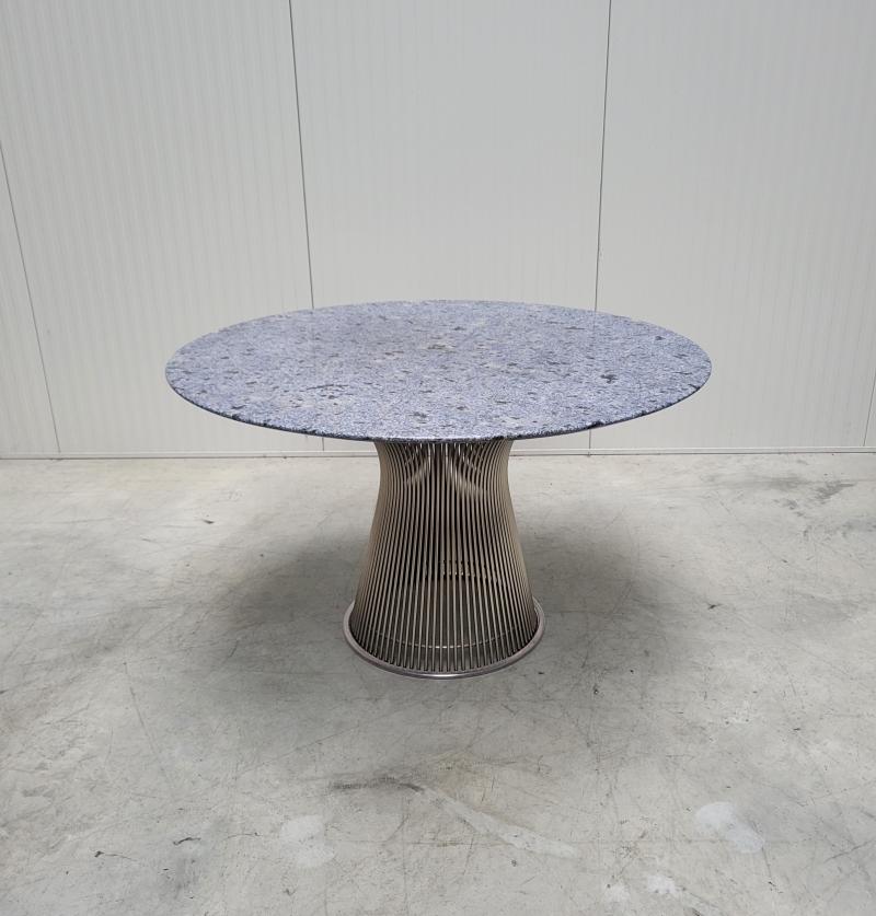 Warren Platner Dining Table Knoll Azul Bahia Marble Stone Interior Aksel Design Aachen NYC Paris London Knokke
